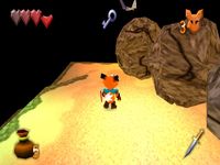 une photo d'Ã©cran de Kingsley s Adventure sur Sony Playstation